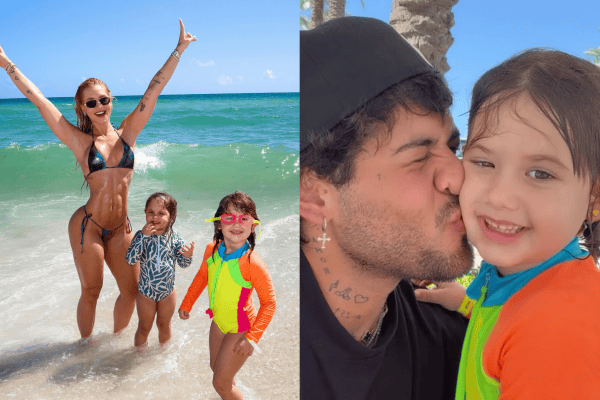 Após término com Vini Jr., Virginia curte dia em Miami com Zé Felipe e os filhos: “A vida presta muito”